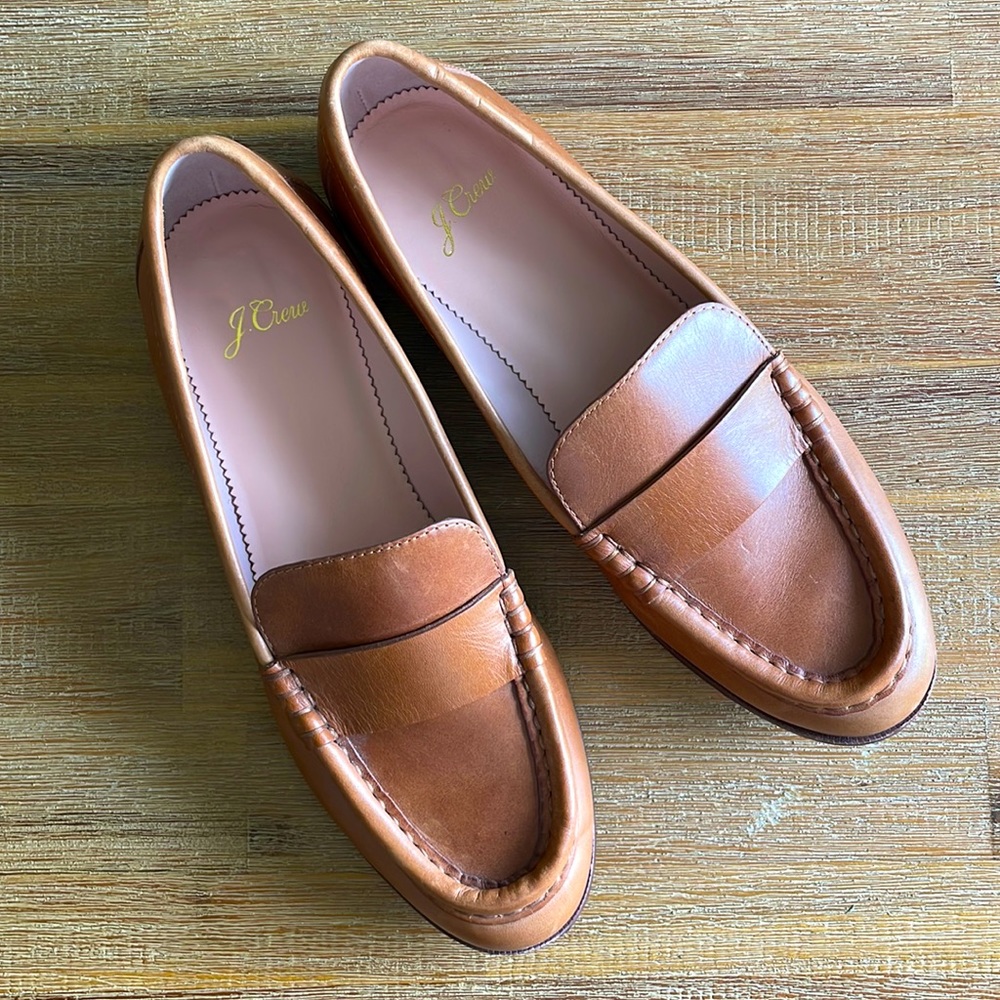 J. Crew classic leather penny loafer